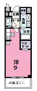 シャローゼ２（105） 間取り図画像