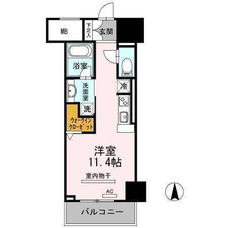 御幸レジデンス丸の内（0802） 間取り図画像