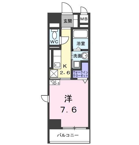 ホワイトメゾン新栄（605） 間取り図画像