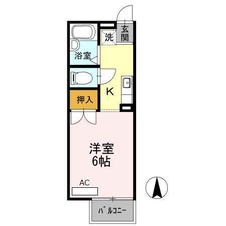 セジュール文教（110） 間取り図画像