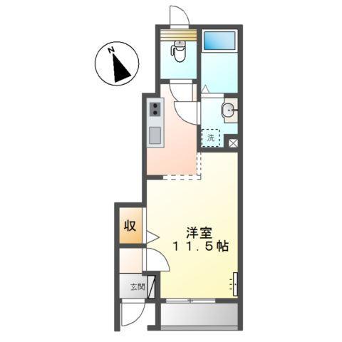 アルモ　かたばみ 間取り図画像