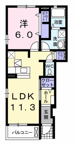 シャロ−ムＴ（101） 間取り図画像