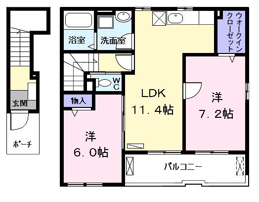 グレース小碓（202） 間取り図画像