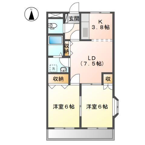 グランベールＣ 間取り図画像