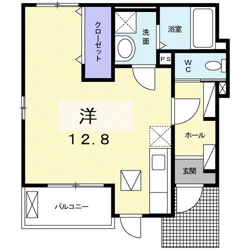ヴァーサ清水ケ岡（101） 間取り図画像
