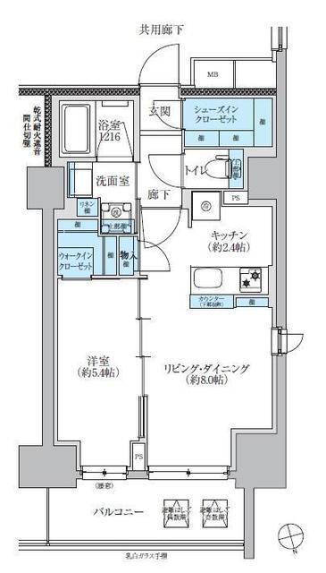 ＴＥＮＡＳ池下（テナス池下）（606） 間取り図画像