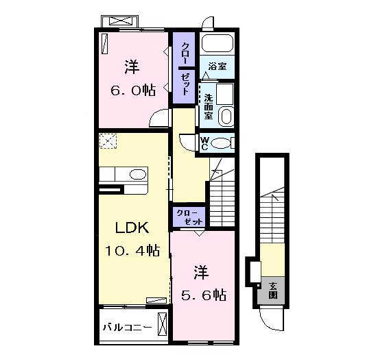 ＫＵＲＡ（203） 間取り図画像