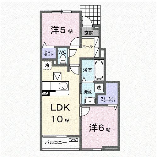 Ｃｒｅｓｔ　Ｇａｒｄｅｎ（103） 間取り図画像