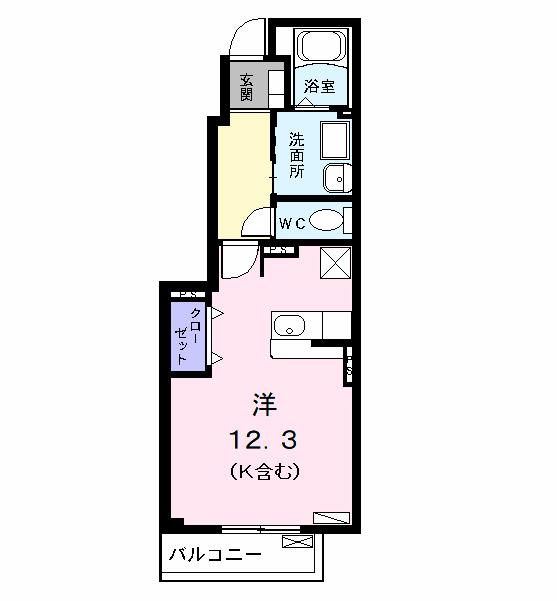 ティーズハウス（102） 間取り図画像
