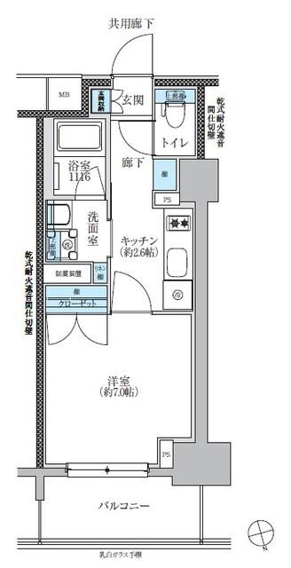 ＴＥＮＡＳ池下（テナス池下）（307） 間取り図画像