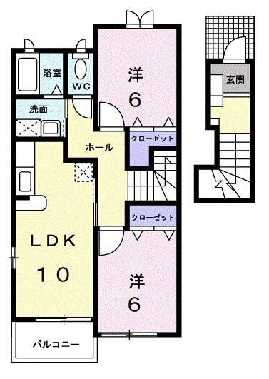 ミルキーウェイ（202） 間取り図画像
