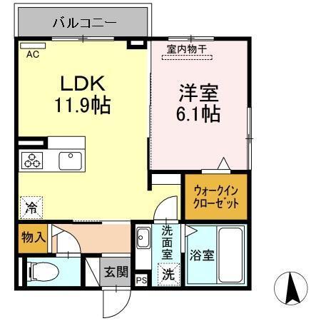 エトワール桜山Ⅱ（301） 間取り図画像