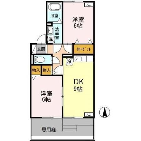 メゾンラフィーネ（102） 間取り図画像