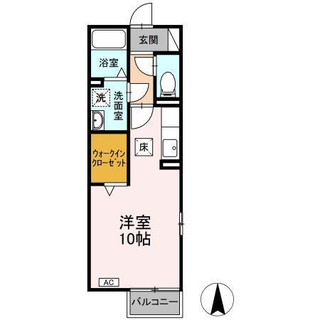 ウィルステージ陶生（101） 間取り図画像