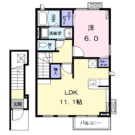 桜ルミネンス（203） 間取り図画像