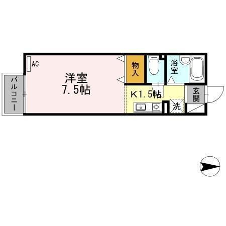 セジュール池端パーク　Ｂ棟（102） 間取り図画像