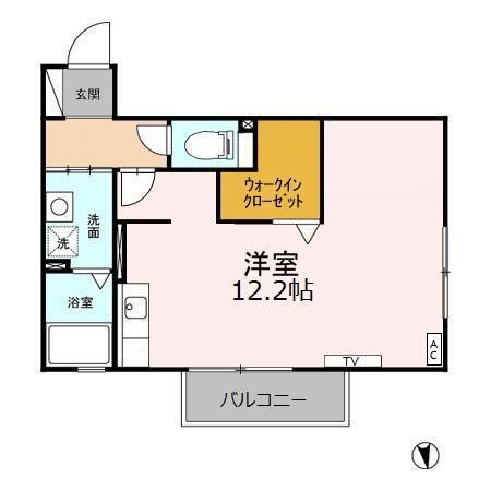 アフロディーテ（203） 間取り図画像