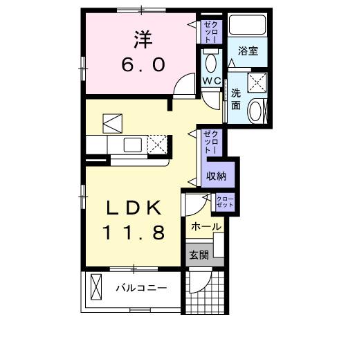アルビレオ（101） 間取り図画像