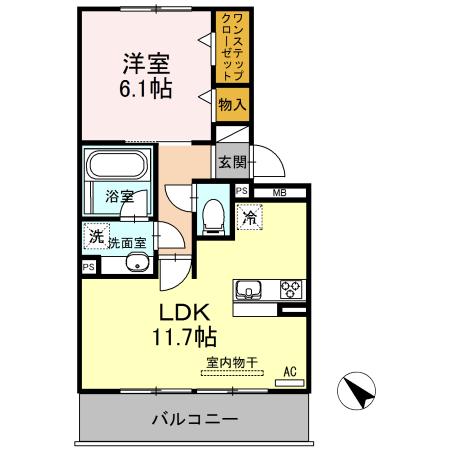 メゾン　ド　リベルテⅡ（302） 間取り図画像