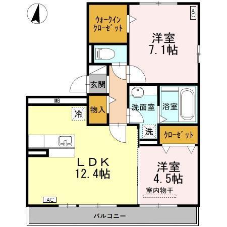シャルマンⅢ（101） 間取り図画像