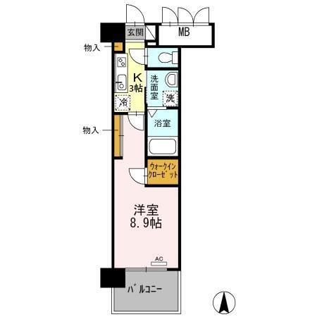 グランドソレイユ名駅（0906） 間取り図画像