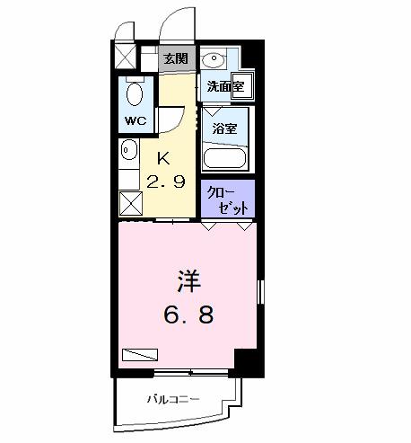 プラシード幸（401） 間取り図画像