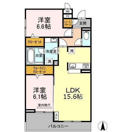 ガーデンテラス（202） 間取り図画像