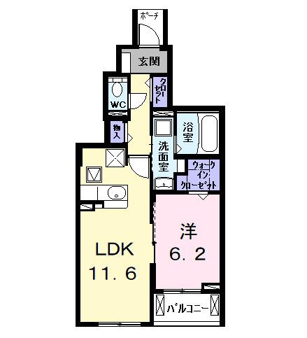 インブルーム（ＩｎＢｌｏｏｍ）（102） 間取り図画像