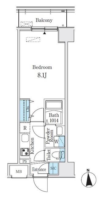 プレイズシード名駅北（703） 間取り図画像