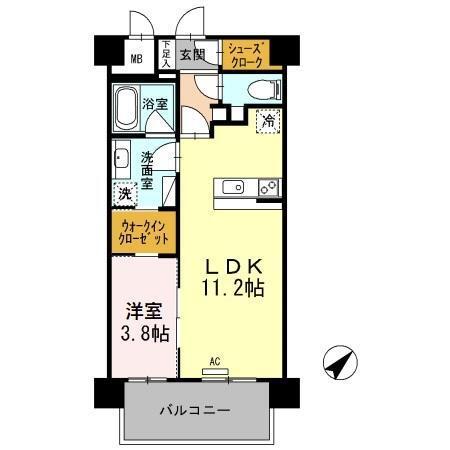 Ａｎｇｅａｉｌｅ（ｱﾝｼﾞｭｴｰﾙ）（602） 間取り図画像