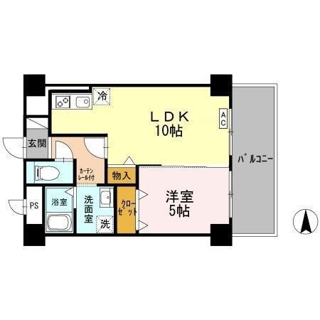 ＫＩＲＡＫＵマンション（303） 間取り図画像