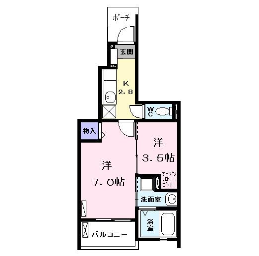 クレセント　太平通（103） 間取り図画像