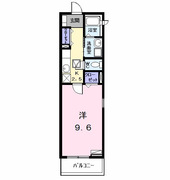 ボンヌ　シャンス　ｆ（101） 間取り図画像