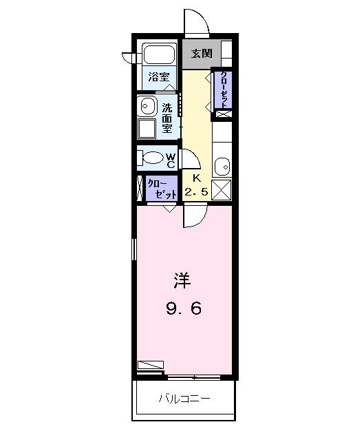 ボンヌ　シャンス　ｆ（202） 間取り図画像