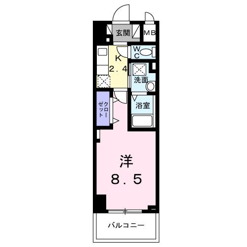Ｂｒｉｇｈｔ　Ｇａｔｅ　名古屋（1202） 間取り図画像