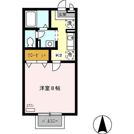 ポレール・Ｋ（101） 間取り図画像