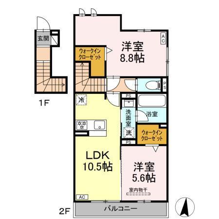 ソルテ（202） 間取り図画像