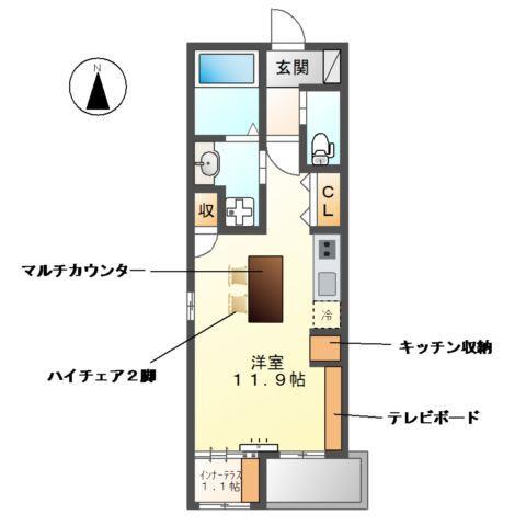 トウリ　ルームズ徳川東 間取り図画像