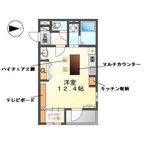 トウリ　ルームズ徳川東 間取り図画像