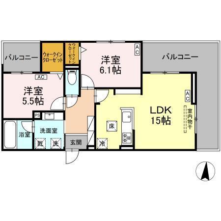 セレスティア檀溪通（103） 間取り図画像