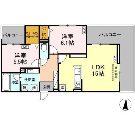 セレスティア檀溪通（303） 間取り図画像