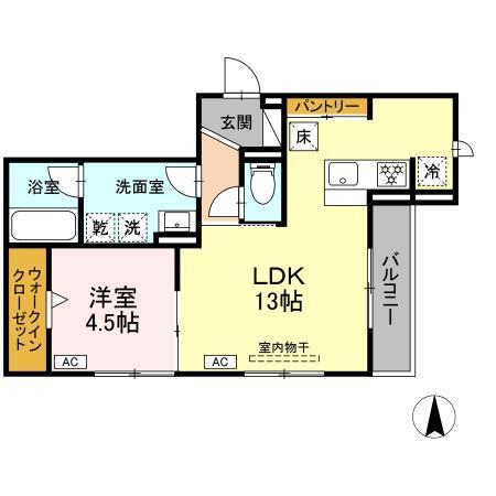 avgi新瑞橋（101） 間取り図画像