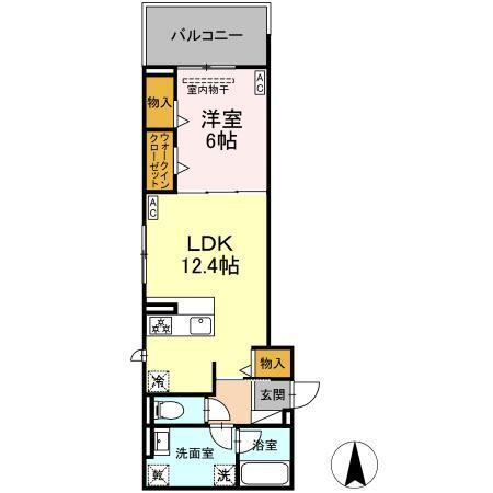 avgi新瑞橋（302） 間取り図画像