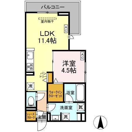 avgi新瑞橋（303） 間取り図画像