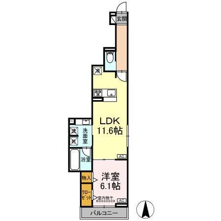 Willkommen（ｳﾞｨﾙｺﾒﾝ）（303） 間取り図画像