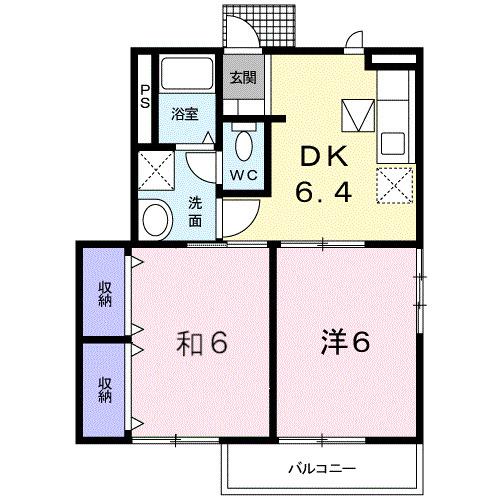チェリーブロッサム（101） 間取り図画像