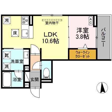 セレスティア藤江町（102） 間取り図画像
