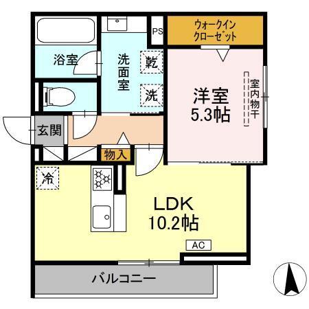 セレスティア藤江町（201） 間取り図画像