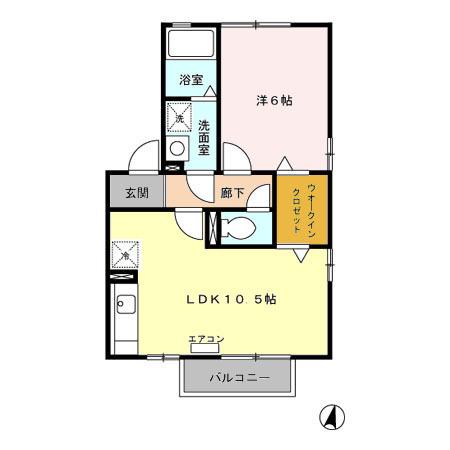 コートダジュール（202） 間取り図画像