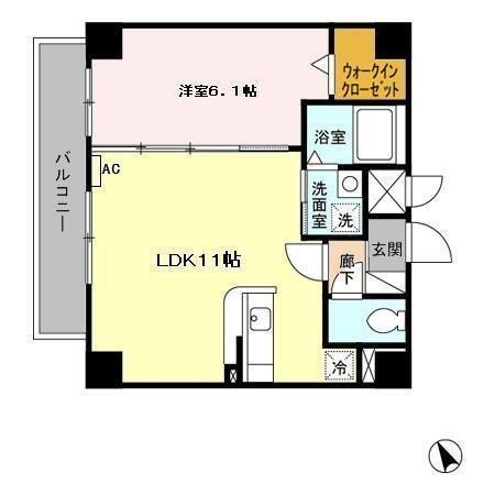 アースヒル東白壁（505） 間取り図画像